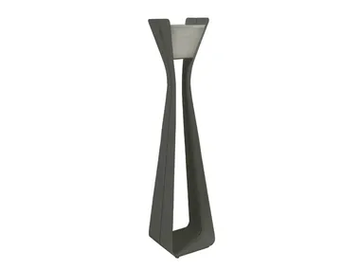 TINK424 - Solar powered aluminium floor lamp by Les Jardins® - view 2